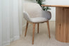 Konna Beige Upholstered Dining Chair