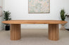 Ready now 2.7m Calypso Oval Reclaimed Solid Messmate Dining Table - Made in Australia