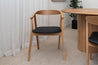 Sweden Dining Chair (Natural with choice of seat cushion)