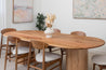 Ready now 2.7m Calypso Oval Reclaimed Solid Messmate Dining Table - Made in Australia