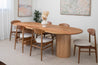 Ready now 2.7m Calypso Oval Reclaimed Solid Messmate Dining Table - Made in Australia