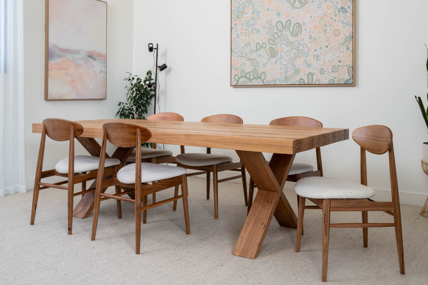 Axl Reclaimed Solid Australian Hardwood Dining Table - Made in Australia