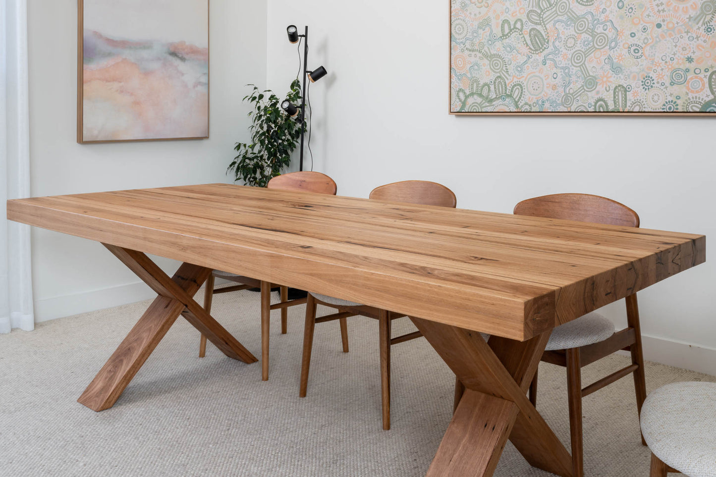 Axl Reclaimed Solid Australian Hardwood Dining Table - Made in Australia