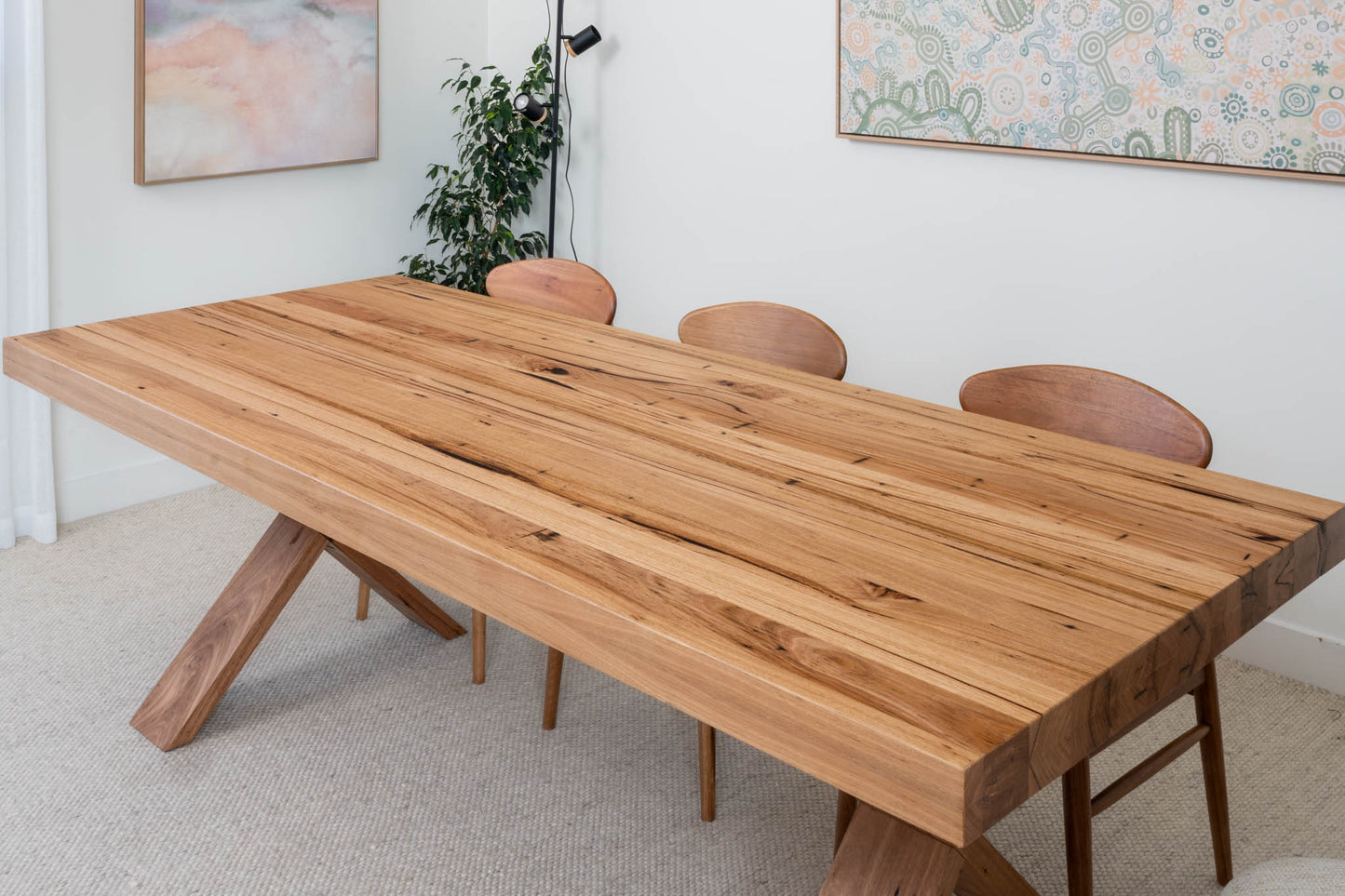 Axl Reclaimed Solid Australian Hardwood Dining Table - Made in Australia