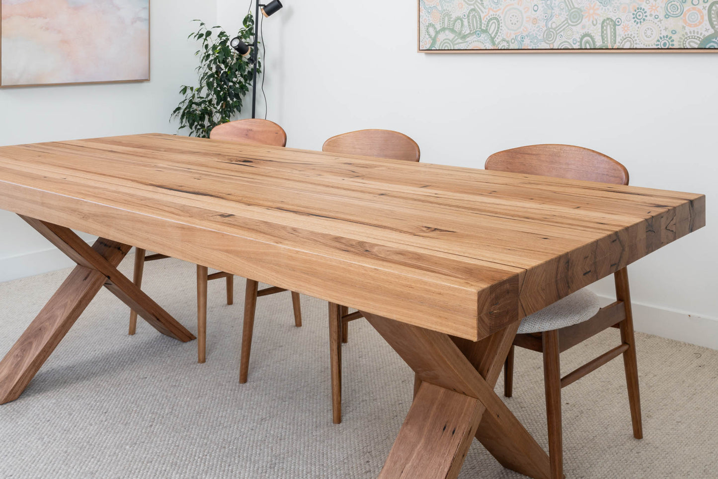 Axl Reclaimed Solid Australian Hardwood Dining Table - Made in Australia