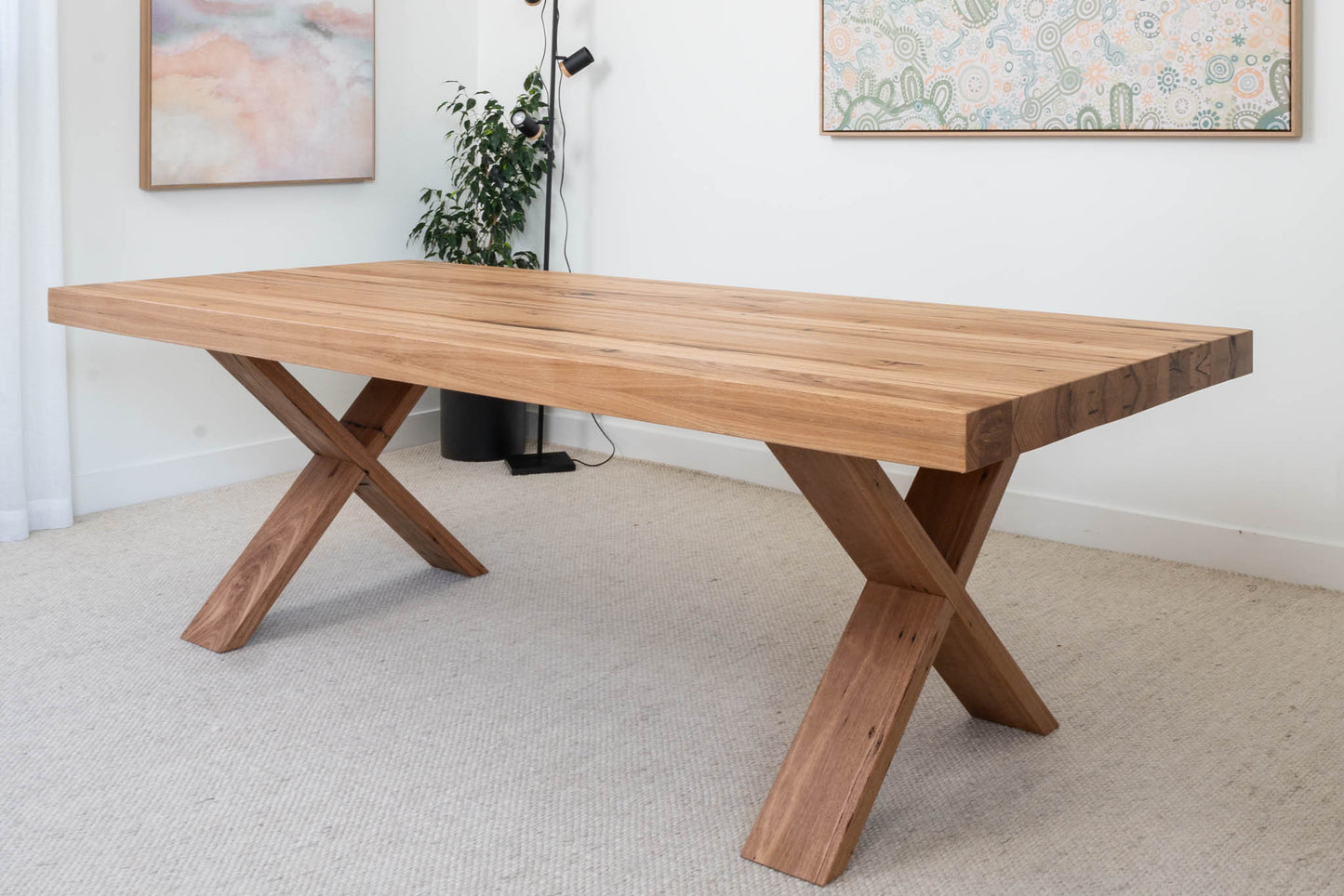 Axl Reclaimed Solid Australian Hardwood Dining Table - Made in Australia