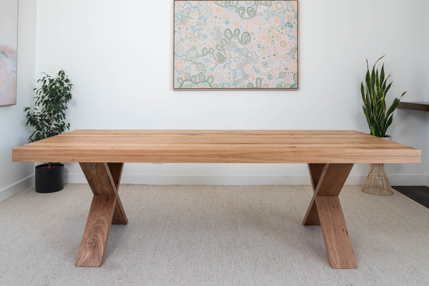 Axl Reclaimed Solid Australian Hardwood Dining Table - Made in Australia