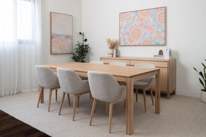 Yakka™️ Solid Tasmanian Oak Hardwood Dining Table - Made in Australia