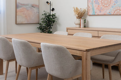 Yakka™️ Solid Tasmanian Oak Hardwood Dining Table - Made in Australia