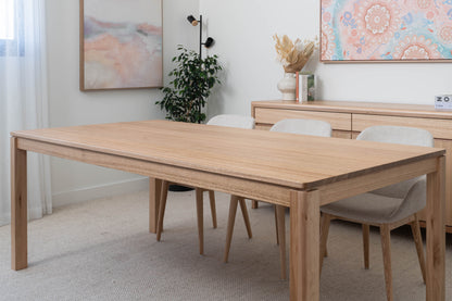 Yakka™️ Solid Tasmanian Oak Hardwood Dining Table - Made in Australia