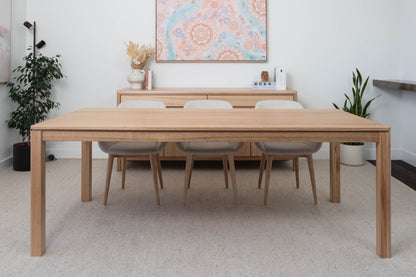Yakka™️ Solid Tasmanian Oak Hardwood Dining Table - Made in Australia