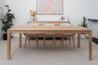 Yakka Solid Tasmanian Oak Hardwood Dining Table - Made in Australia