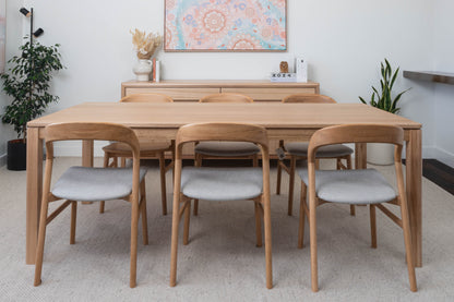 Yakka™️ Solid Tasmanian Oak Hardwood Dining Table - Made in Australia