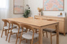 Yakka Solid Tasmanian Oak Hardwood Dining Table - Made in Australia