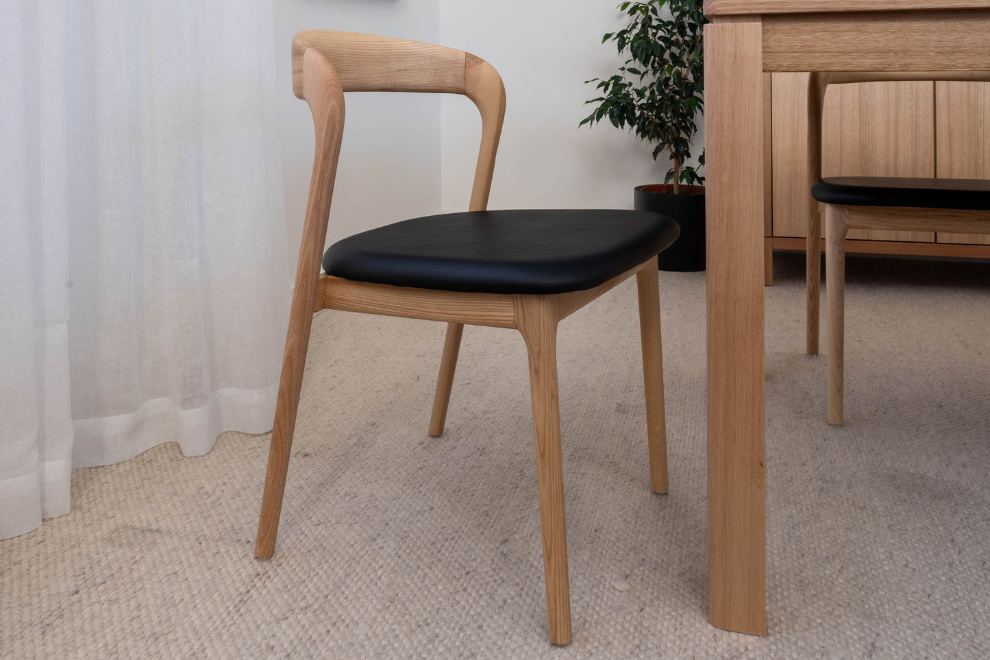 Sophie Solid American Ash Oak Hardwood Dining Chair