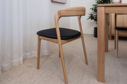 Sophie Solid American Ash Oak Hardwood Dining Chair