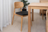 Bergen Dining Chair (Natural with choice of seat cushion)