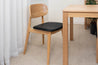 Bergen Dining Chair (Natural with choice of seat cushion)