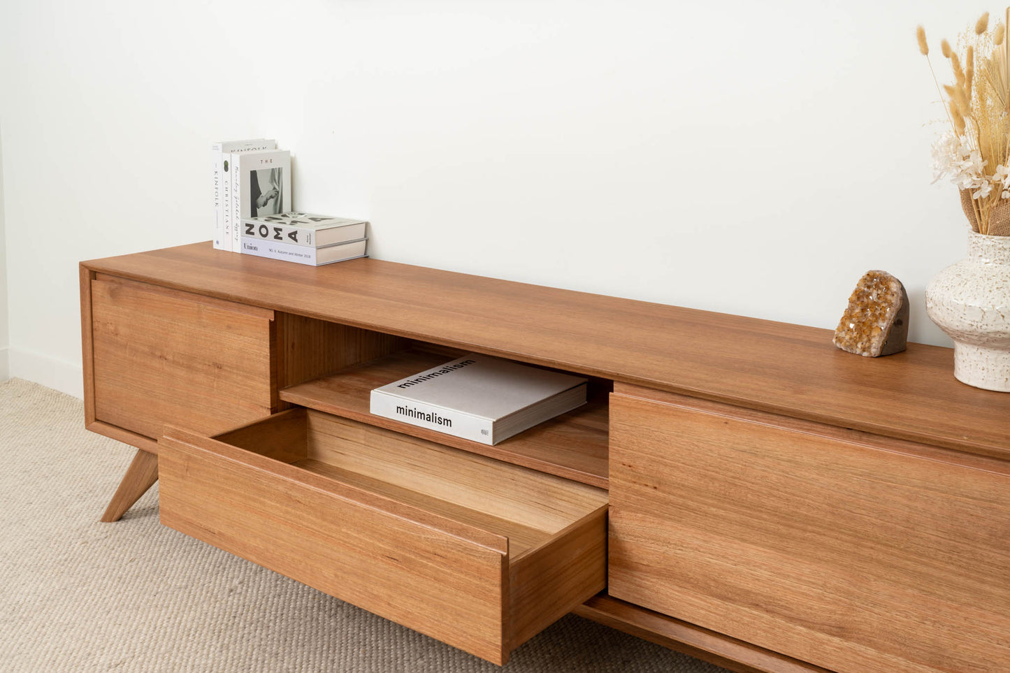 Orion Solid Blackbutt TV Unit