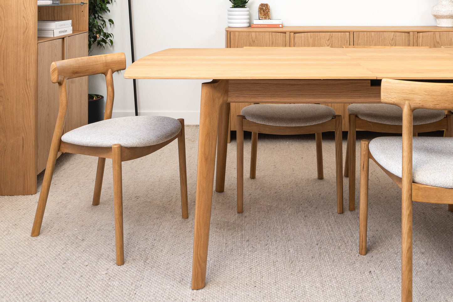 Eden American Oak Extension Table 1.9m-2.45m