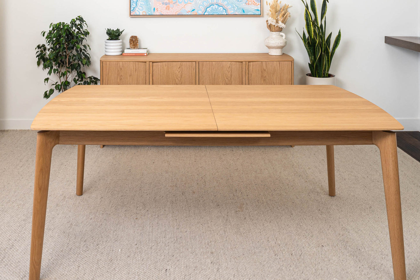 Eden American Oak Extension Table 1.9m-2.45m