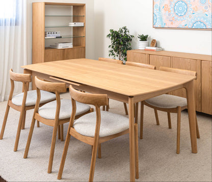 Eden American Oak Extension Table 1.9m-2.45m