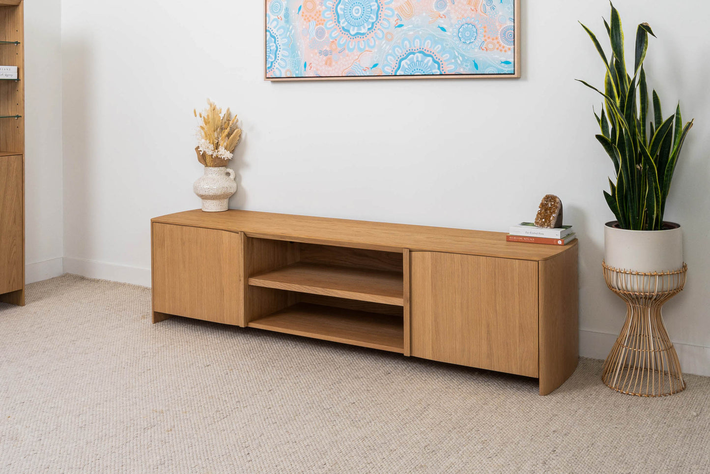 Eden American Oak TV Unit