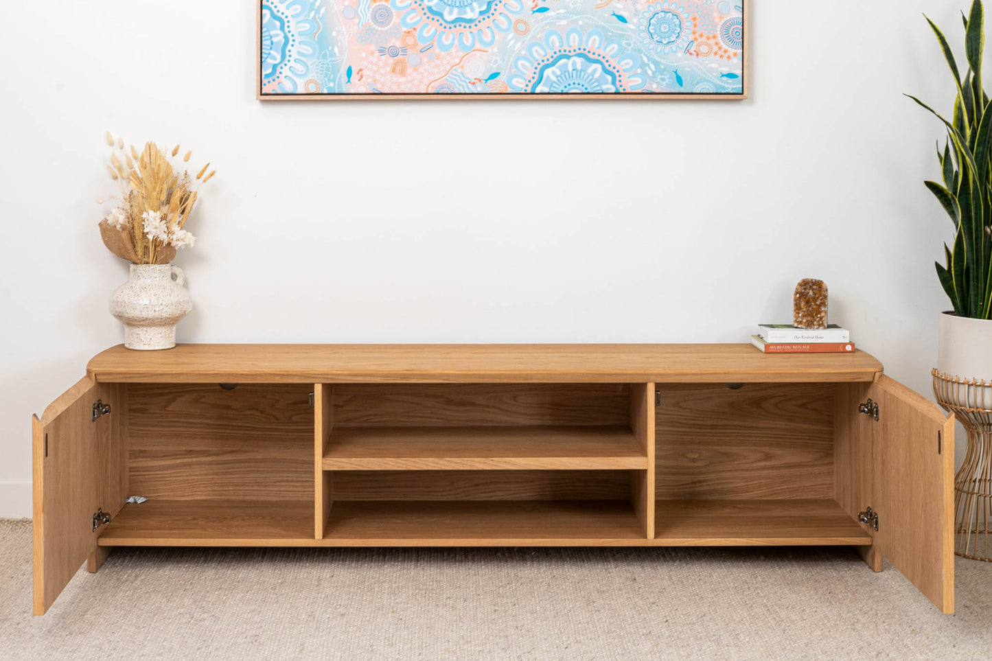 Eden American Oak TV Unit