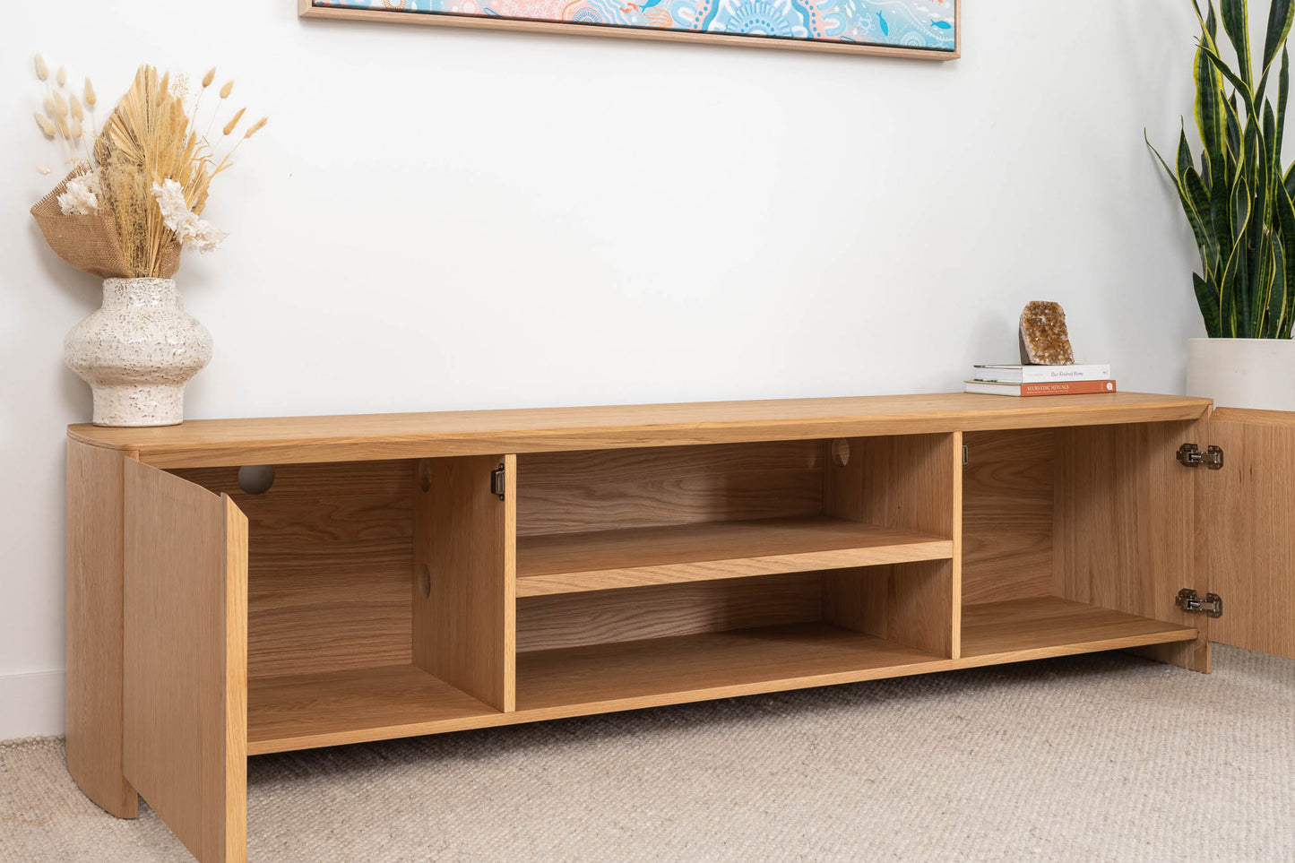 Eden American Oak TV Unit