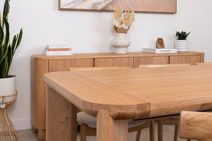 Juniper American Oak Extension Dining Table