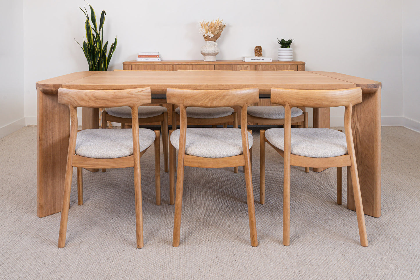 Juniper American Oak Extension Dining Table