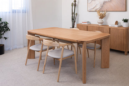 Juniper American Oak Extension Dining Table
