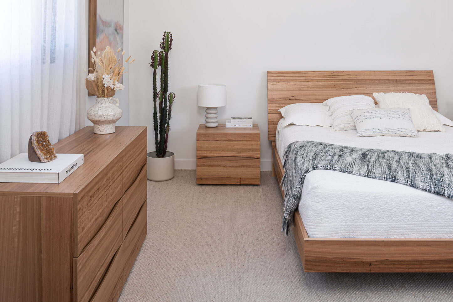 Citrine Wormy Chestnut Bed Frame