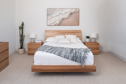 Citrine Wormy Chestnut Bed Frame