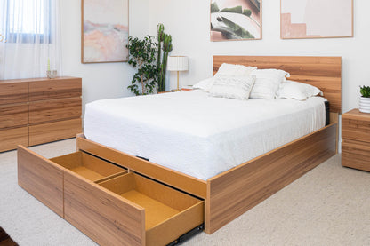 Dusk Gas Lift Storage Bed Frame - Made in Australia