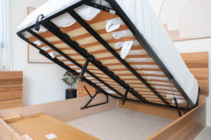 Dusk Gas Lift Storage Bed Frame - Made in Australia