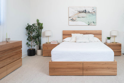 Dusk Gas Lift Storage Bed Frame - Made in Australia