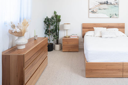 Dusk Gas Lift Storage Bed Frame - Made in Australia
