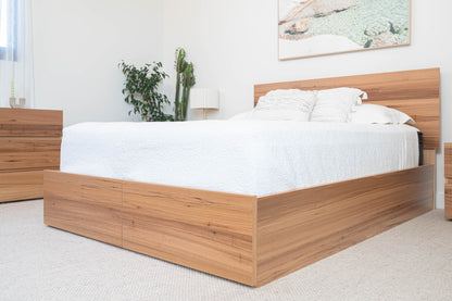 Dusk Gas Lift Storage Bed Frame - Made in Australia
