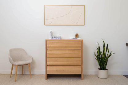 Zion 4 Drawer Tallboy - Made in Australia