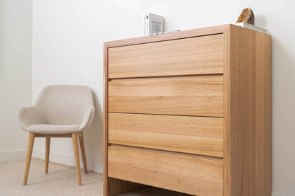 Zion 4 Drawer Tallboy - Made in Australia