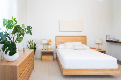 Yakka™️ Feature Grade Tasmanian Oak Bed Frame - Made in Australia