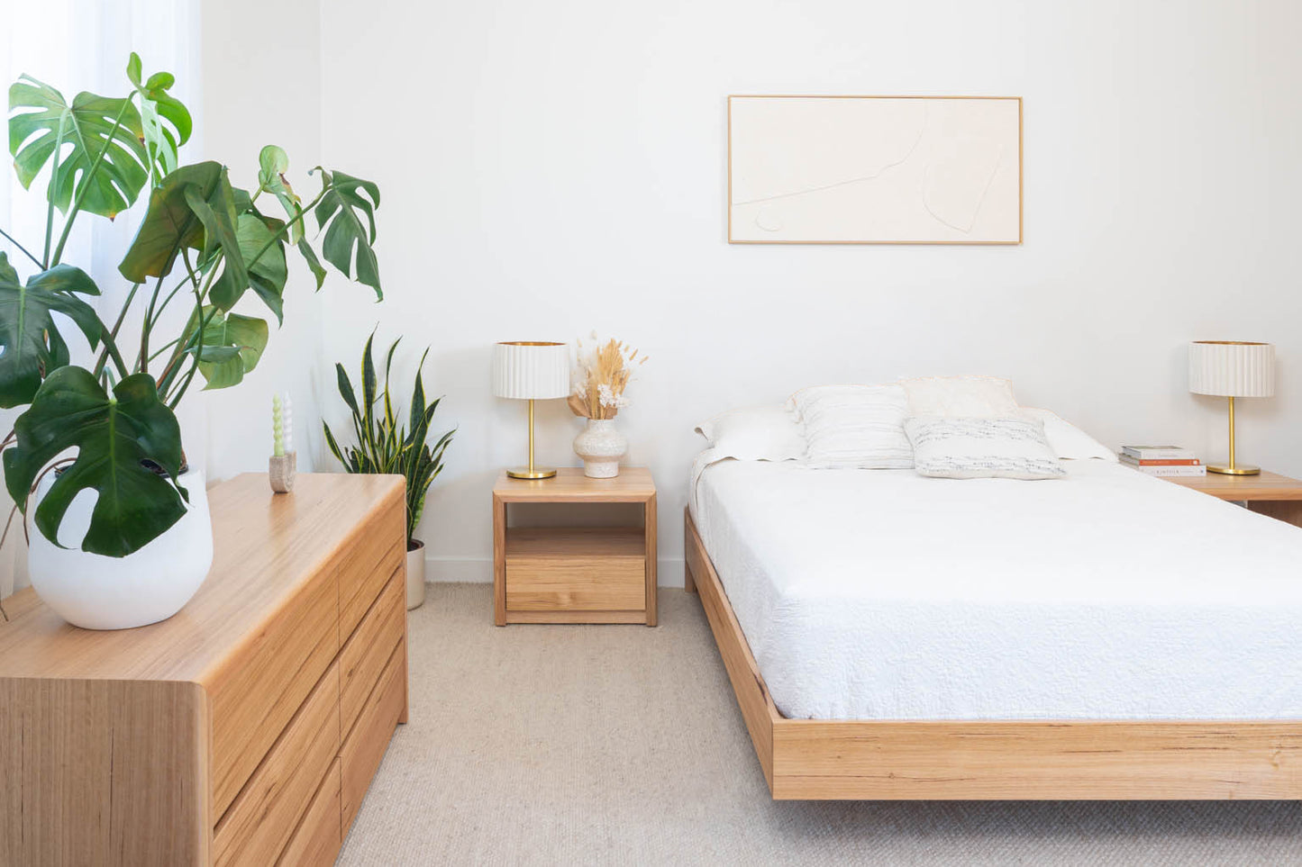 Yakka Base Tasmanian Oak Feature Grade Bed Frame