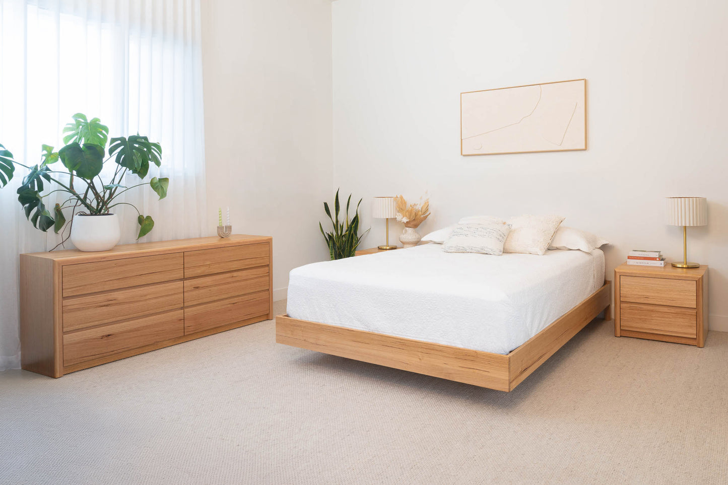 Yakka Base Tasmanian Oak Feature Grade Bed Frame
