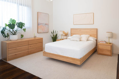 Yakka™️ Feature Grade Tasmanian Oak Bed Frame - Made in Australia