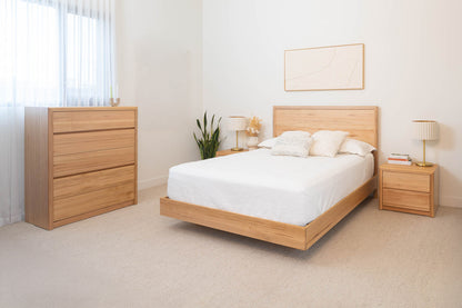 Yakka Tasmanian Oak Feature Grade Bed Frame