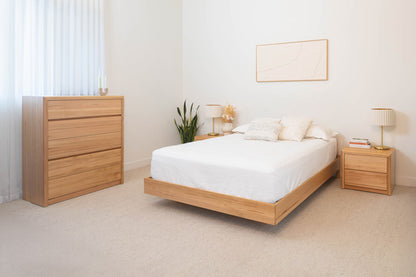 Yakka Base Tasmanian Oak Feature Grade Bed Frame