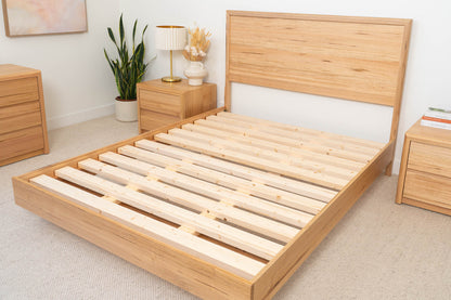 Yakka™️ Feature Grade Tasmanian Oak Bed Frame - Made in Australia