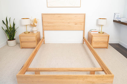 Yakka™️ Feature Grade Tasmanian Oak Bed Frame - Made in Australia
