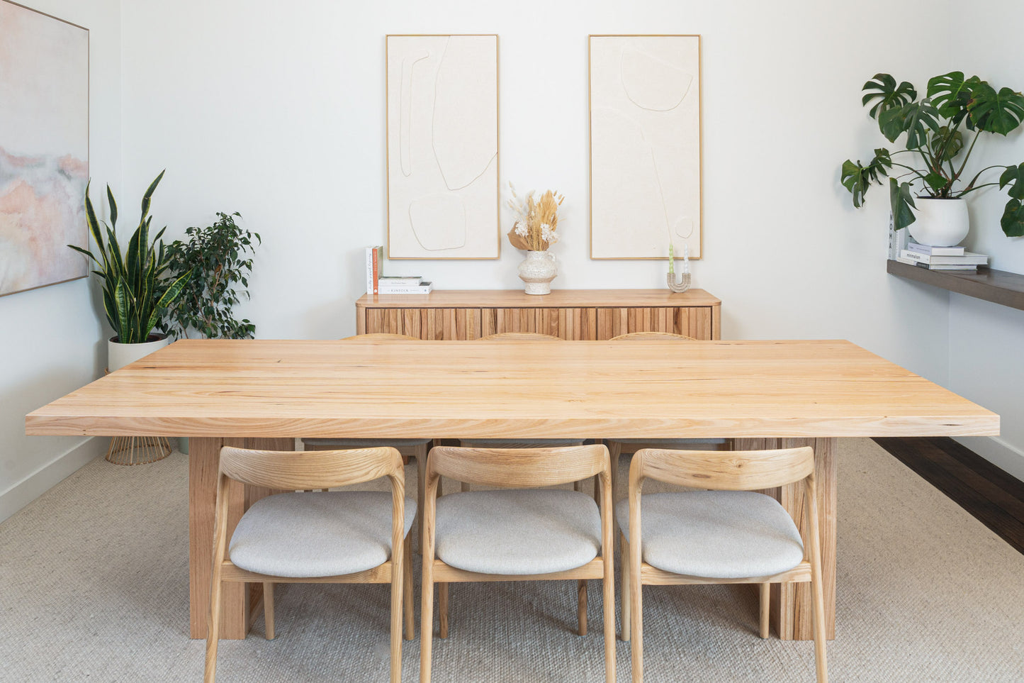 Osaka Vic Ash Feature Dining Table - Made in Australia